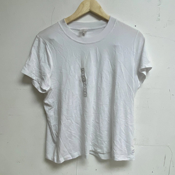 Calia Renew Long Sleeve Tee Pure White WAX11251FS