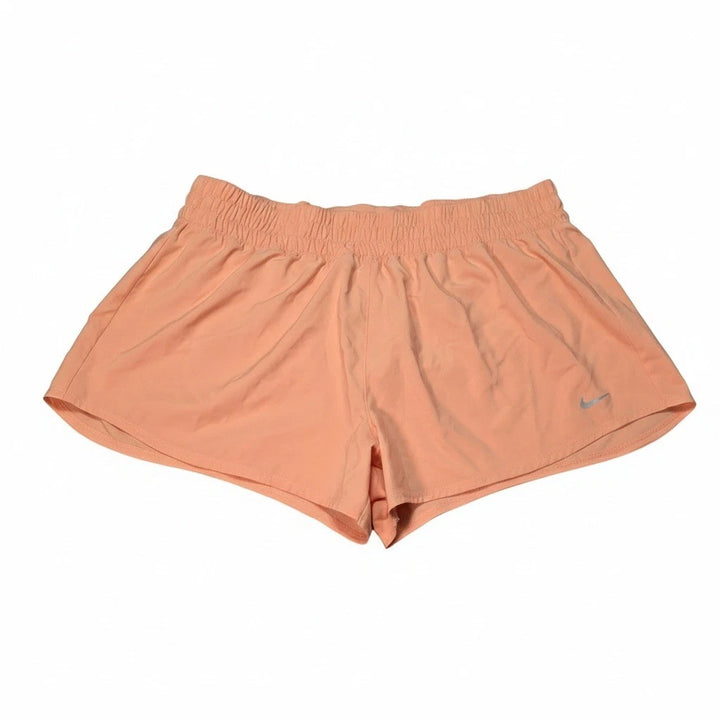Nike One Women's Dri-FIT Mid-Rise 3" Brief-Lined Shorts Apricot Agate DX6010SU25