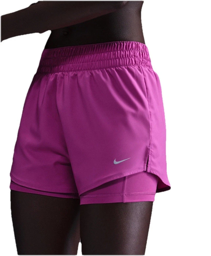 Nike One Women's Dri-FIT High-Waisted 3" 2-in-1 Shorts Hot Fuchsia DX6016HO24