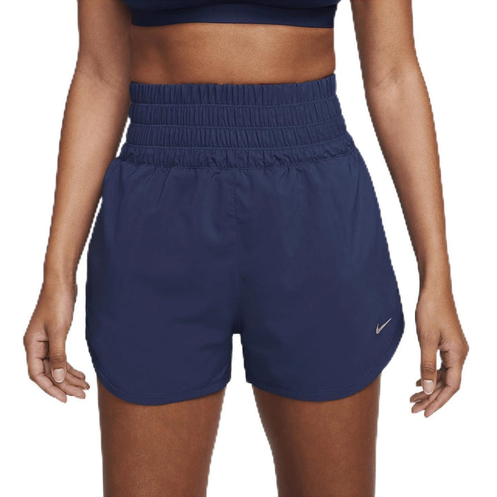 Nike One Women's Dri-FIT Ultra High-Rise 3" Brief-Lined Shorts Armory Navy DX6642FA24