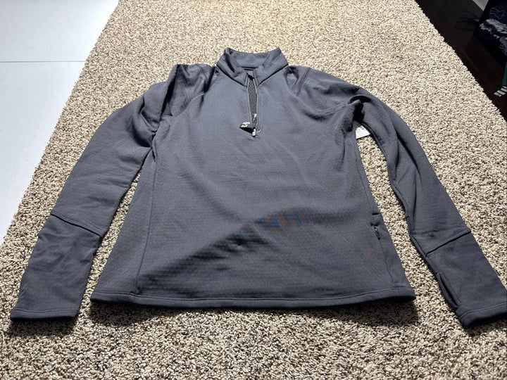 DSG Women's Run Grid 1/4 Zip Jacket Charcoal Grey DAW24202