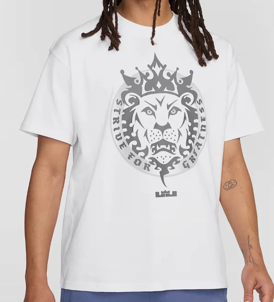 Nike LeBron Max90 Basketball T-Shirt White NKHJ3341-100