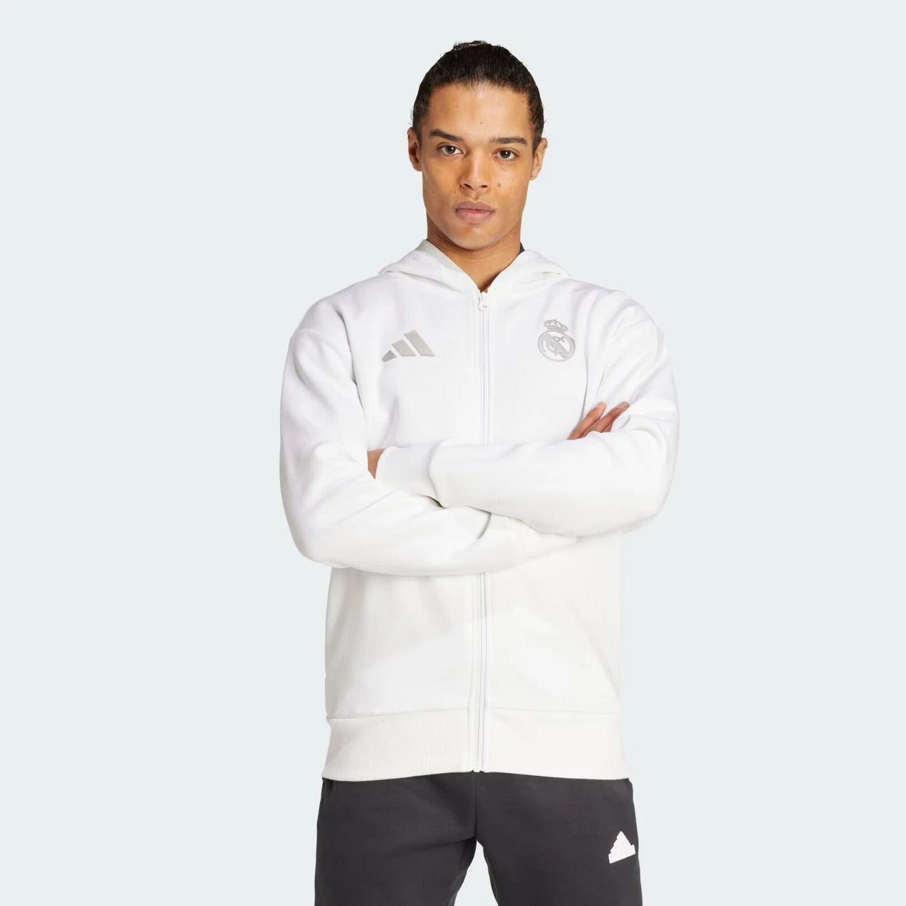 adidas Real Madrid Anthem Jacket White IT3805