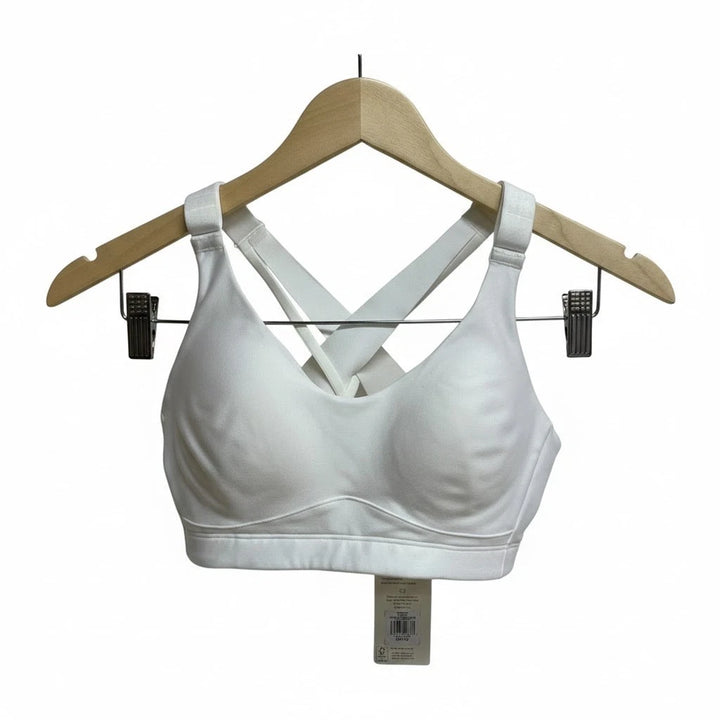 Calia Made To Move Double-Strap Medium Support Bra Pure White WAX17206X