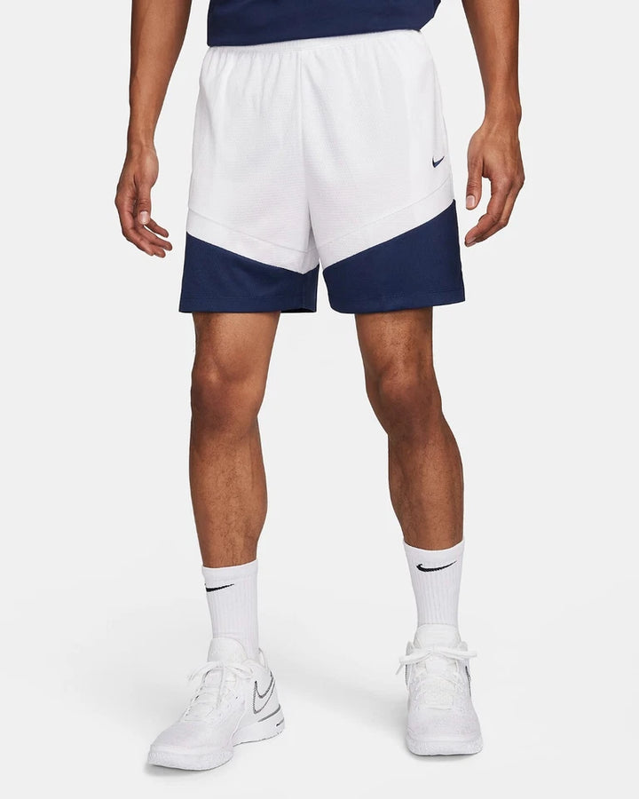 Nike Men's Dri-FIT Icon 6" Basketball Shorts Midnight Navy / White FQ5527