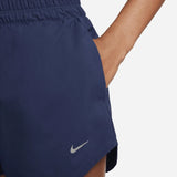 Nike One Women's Dri-FIT Ultra High-Rise 3" Brief-Lined Shorts Armory Navy DX6642FA24