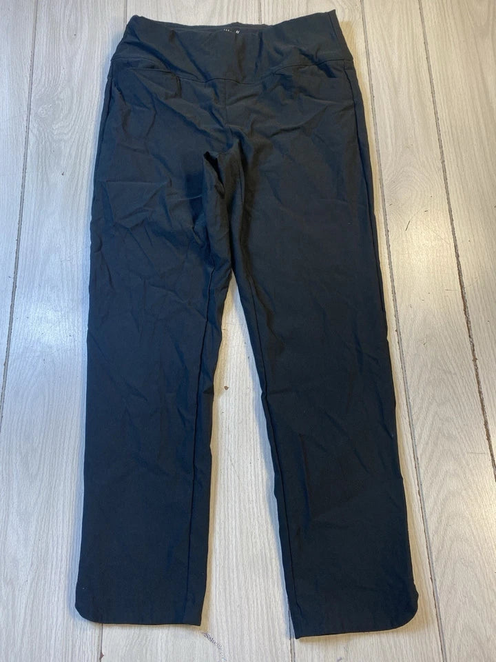 Walter Hagen P11 Sculpt Pull-On Golf Pants Pure Black WGH15410