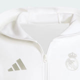 adidas Real Madrid Anthem Jacket White IT3805