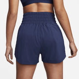 Nike One Women's Dri-FIT Ultra High-Rise 3" Brief-Lined Shorts Armory Navy DX6642FA24