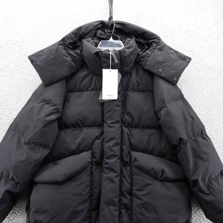 Halfdays Wheeler Parka Puffer Jacket Black W1010B