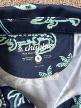 Chubbies The Neon Glade Performance Polo Shirt Navy Blue 195038199212